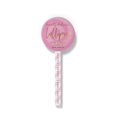Beauty Bakerie Lollipop Liquid Eyeliner Pencil, Smudge Proof, Waterproof Liquid Eye Liner Pen with Felt Tip Brush for Precise Eye Makeup, Waterproof Eyeliner for All Day Wear, 3.5mL, Jet Black