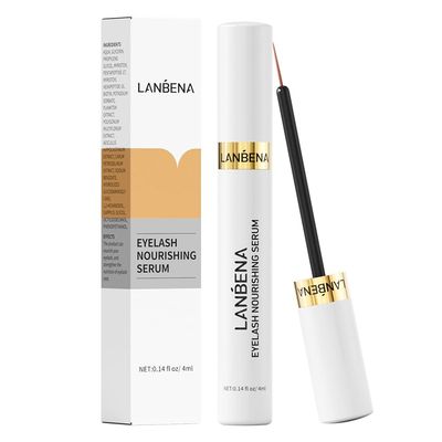 LANBENA Eyelash Growth Serum,Lash Serum for Eyelash Growth,Eyebrow Growth Serum - Natural &amp; Safe Ingredients-4ML