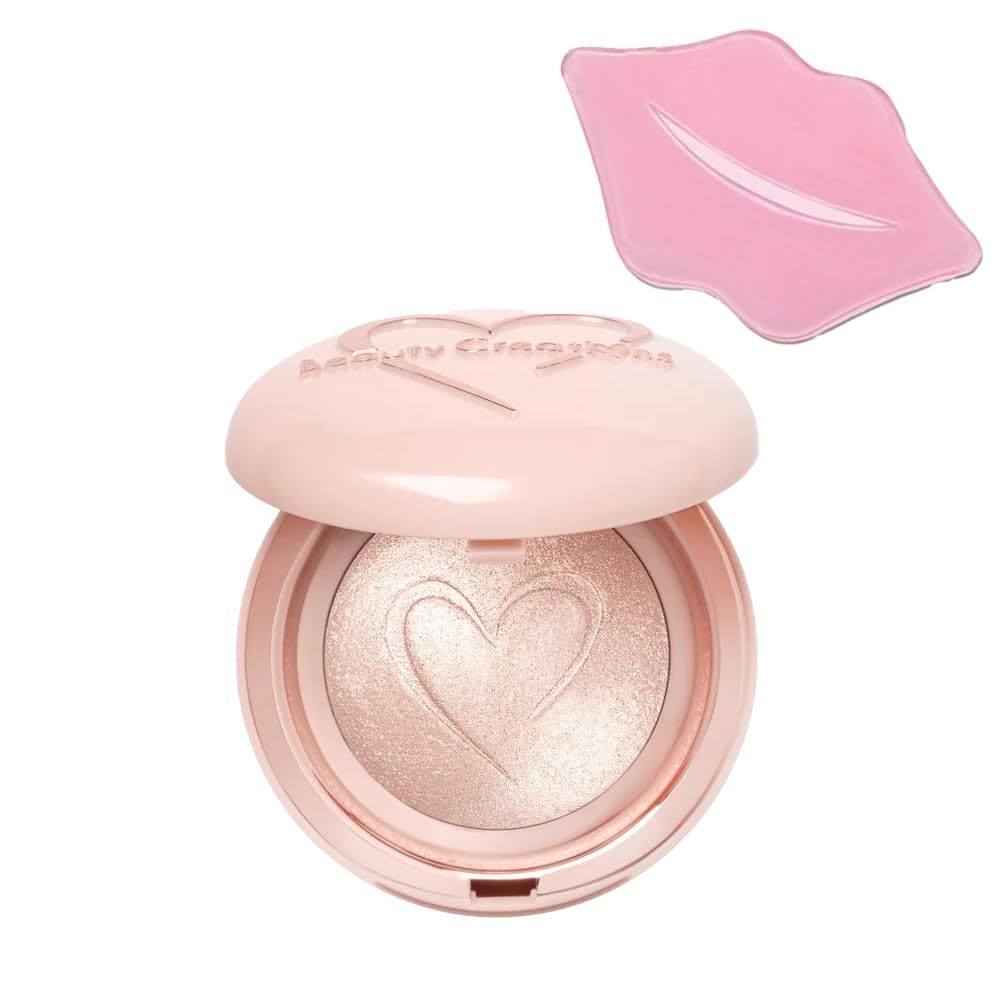 Glam Lux Beauty Bundle Beauty Creations Final Finish Baked Highlighter Baked Natural Glow Radiance Intensely Pigmented w Collagen Lip Mask (Party Effect, 1 count)