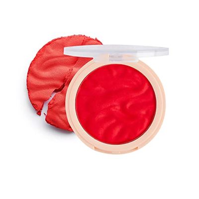 Revolution Beauty, Blusher Reloaded, Pressed Powder Face Blusher, Highly Pigmented &amp; Long Lasting Formula, Pop My Cherry, 0.26 Oz.