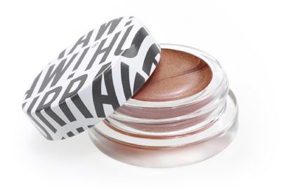 Hurraw! Aura Accent Balm, Bronze (earthy warm tones) Multi-use highlighter with shimmer. Natural cosmetic make-up. Clean beauty. Organic, Certified Vegan and Cruelty-Free. Coconut-based. Made in USA