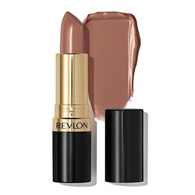 Revlon Super Lustrous Lipstick, Lip Makeup Gift, Stocking Stuffers for Women, Creamy, Moisturized Feel in Nudes &amp; Browns, Nude Fury (756), 0.15 oz