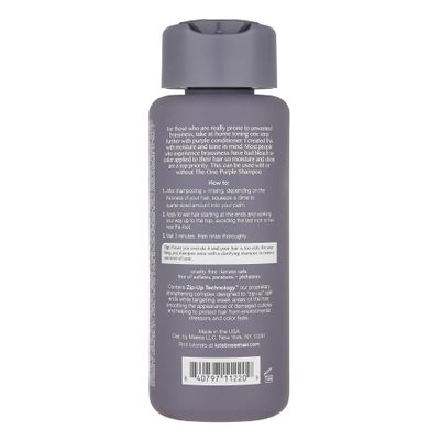 Kristin Ess Hair The One Purple Conditioner for Toning Moisturizing Blonde Hair - Neutralizes Brass Yellow Tones - Sulfate, Silicone and Paraben Free, Color Keratin Safe, 10 fl. oz.