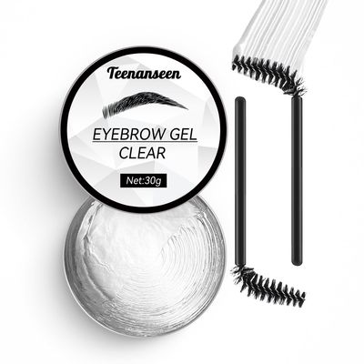 Teenanseen Eyebrow Gel, Long-Lasting Brow Gel for Styling and Sculpting, Waterproof Eyebrow Wax Kit For Holding Brows In Place, Clear Brow Gel Without Residue, Eyebrow Glue for 3D Brow Freeze 1 Pack