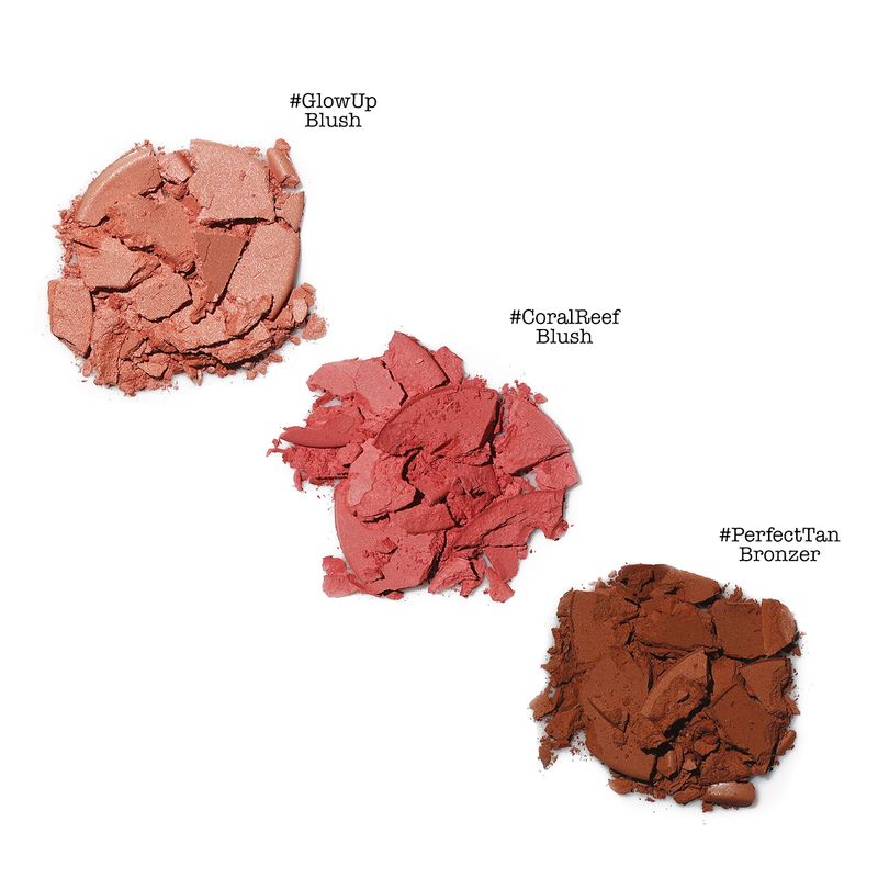theBalm Voyage Tropics Powder Trio with 2 Blushes &amp; 1 Bronzer