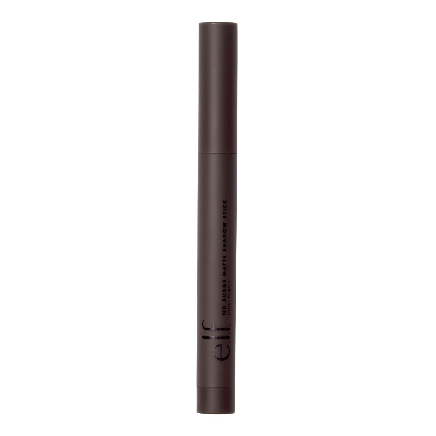 e.l.f. No Budge Matte Shadow Stick, One-Swipe Cream Eyeshadow Stick, Long-Wear &amp; Crease Resistant, Matte Finish, Cool Beans