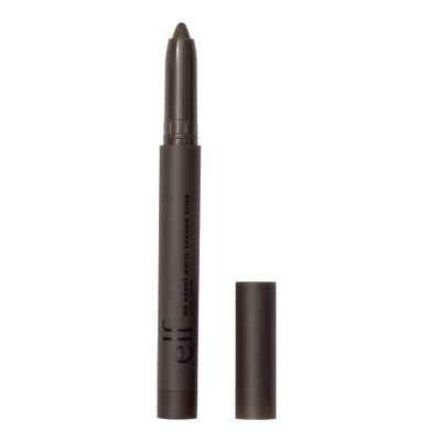 e.l.f. No Budge Matte Shadow Stick, One-Swipe Cream Eyeshadow Stick, Long-Wear &amp; Crease Resistant, Matte Finish, Cool Beans