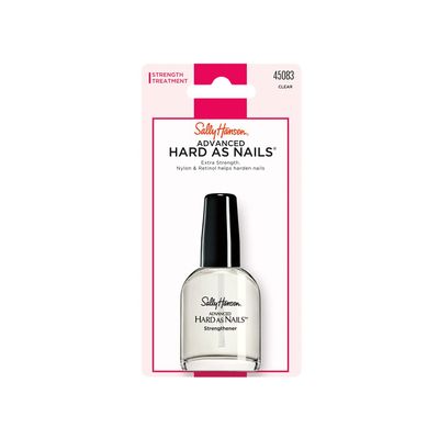 Sally Hansen Advanced Hard as Nails, Clear Nail Strengthener, Includes Retinol and Nylon, Nourishing