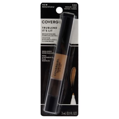 COVERGIRL Trublend It&#39;s Lit Concealer, MediumDeep D1-D5, 0.10 Ounce