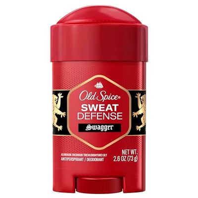 Old Spice Men&#39;s Triple Protection Antiperspirant &amp; Deodorant, Sweat Defense, Stronger Swagger, 2.6oz