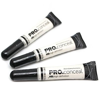 LA Girl Pro Coneal HD. High Definiton Concealer 0.28 oz GC996 Highlighter (3 pcs Highlighter)