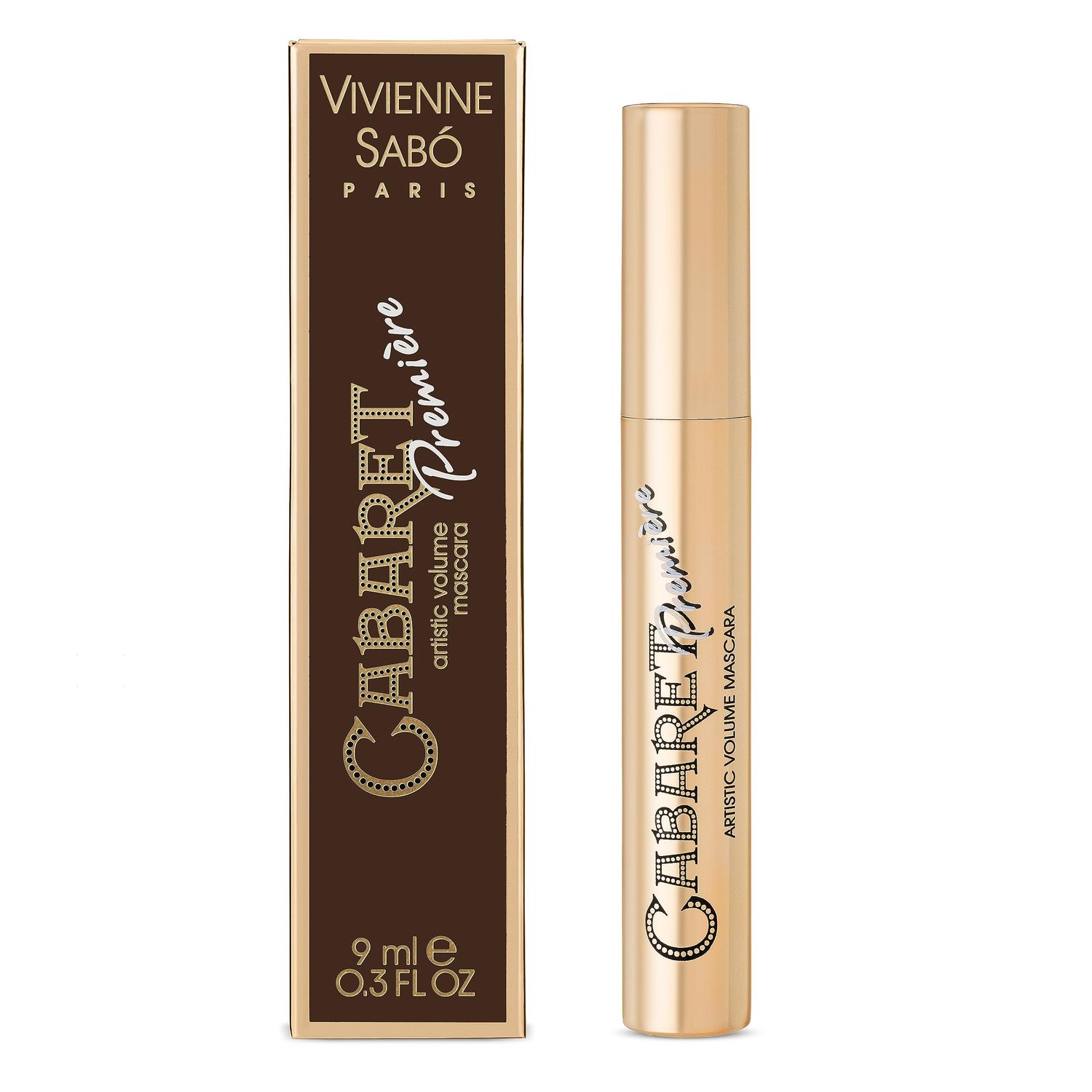 Vivienne Sab Paris - Classic Everyday Mascara Cabaret Premiere, Cruelty Free, Brown, Made in Europe