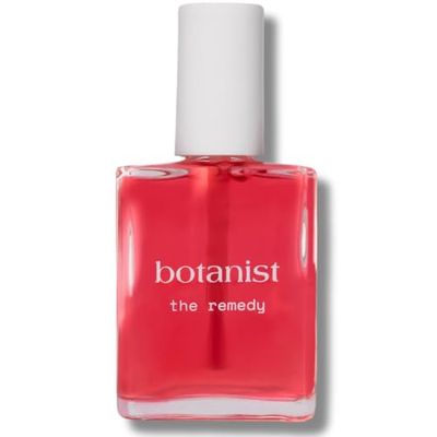 Botanist The Remedy | Nail Strengthening Polish | Repairs &amp; Hardens Nails Damaged from Acrylics, Dip &amp; Gel Manicures | Non-Toxic, 84% Plant Based, 21-Free &amp; Vegan (Rose)