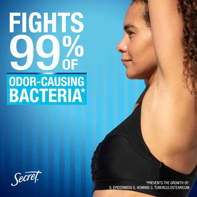 Secret Outlast Antiperspirant Deodorant for Women, Sweat &amp; Odor Protection, PH Balancing Minerals, Clear Gel, Completely Clean Scent, 2.6 oz (Pack of 2)