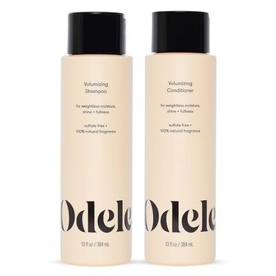 Odele Volumizing Sulfate-Free Shampoo &amp; Conditioner Set, Adds Moisture, Shine, and Fullness for Straight or Wavy Hair Types, 13 Fl Oz Each (2-Pack)