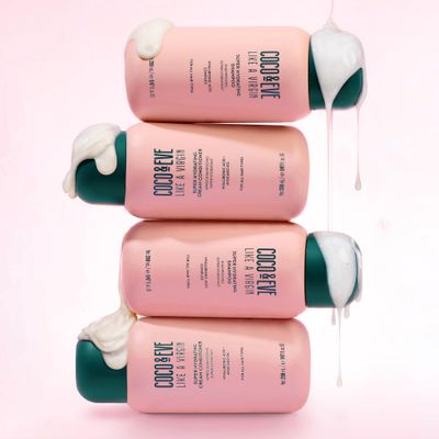 Coco &amp; Eve Like a Virgin Shampoo &amp; Conditioner Bundle Set - Natural, Sulfate free Hair Care with Argan Oil, Coconut and Avocado Oil | For Dry Damaged, Color Treated Hair | Anti Frizz (8.4 fl oz each)