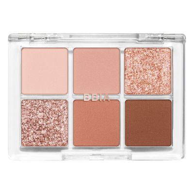 BBIA Ready To Wear Eye Palette - Ultimate Eyeshadow Palette Blendable &amp; Buildable Shade Soft Texture Shimmer Finish Gorgeous Pearls Daily Eye Shadow Colors Vegan Korean Eye Makeup (03 DRY FLOWER)