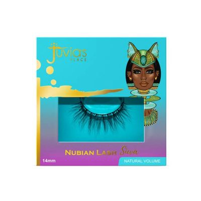 Juvia's Place Nubian Eyelashes Siwa - Eyelash Extension for Day or Night Use, Vegan Mink Lashes, Cruelty-Free Fluffy Lashes, Reusable Adhesive Eyelashes, Matte Black Mink Eyelashes Natural Look