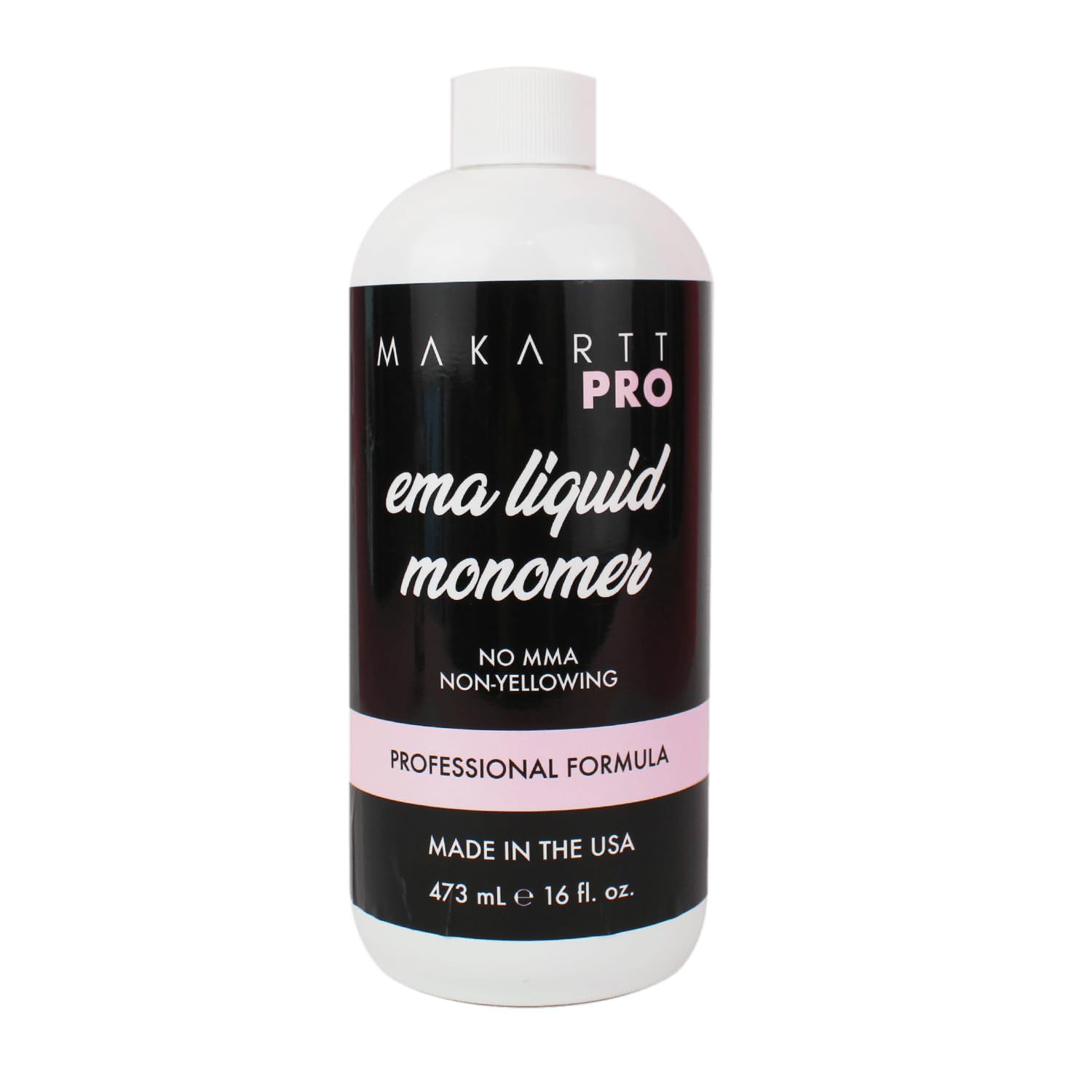MakarttPro EMA Acrylic Liquid Monomer 946 ml32 FL Oz, Low Odor &amp; Non-Yellowing Acrylic Nail Liquid, Fast Set Professional Nail Liquid for Nail Technicians. (16 Fl Oz)