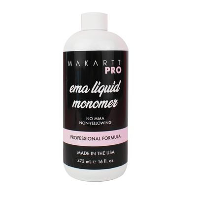 MakarttPro EMA Acrylic Liquid Monomer 946 ml32 FL Oz, Low Odor &amp; Non-Yellowing Acrylic Nail Liquid, Fast Set Professional Nail Liquid for Nail Technicians. (16 Fl Oz)