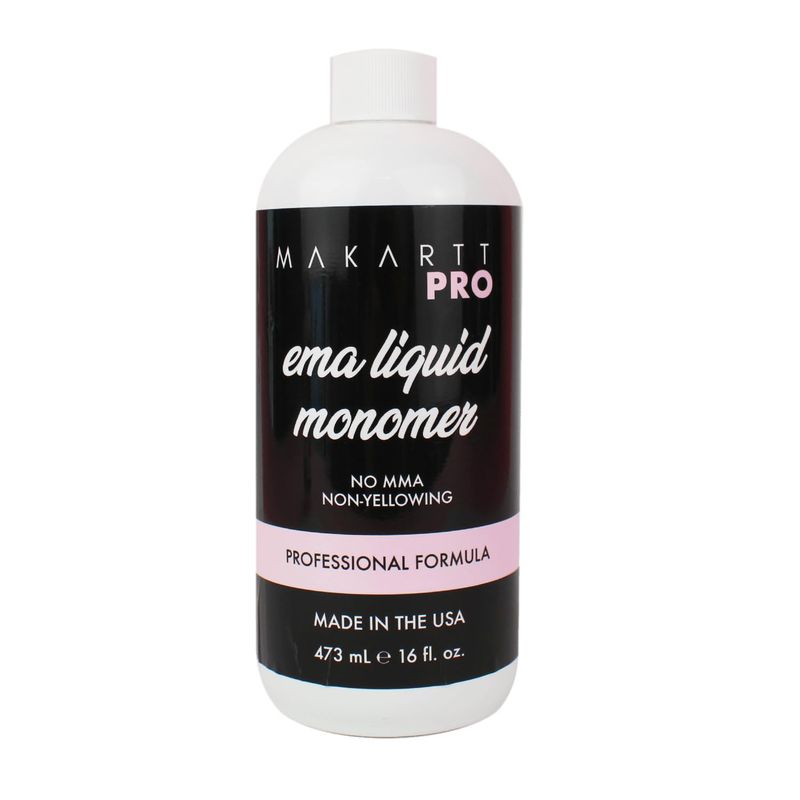 MakarttPro EMA Acrylic Liquid Monomer 946 ml32 FL Oz, Low Odor &amp; Non-Yellowing Acrylic Nail Liquid, Fast Set Professional Nail Liquid for Nail Technicians. (16 Fl Oz)