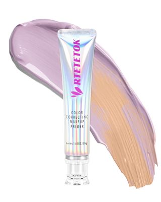 RTETETOK Purple Primer Color Changing for Face Before Makeup, Smoothing Primer Color Correcting, Brightening Base Makeup for Combination Skin