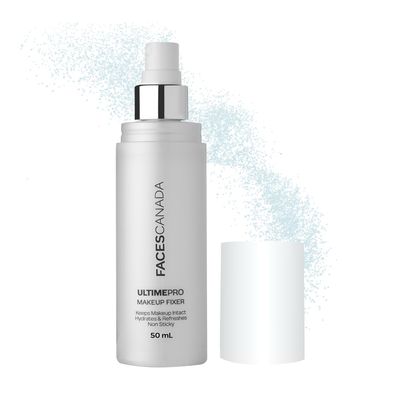 FACESCANADA Ultime Pro Makeup Fixer | Long Lasting Setting Spray | Hydrating &amp; Refreshing Facial Mist with Hyaluronic Acid | Lightweight &amp; Non Sticky | 1.69 Fl Oz (50ml)