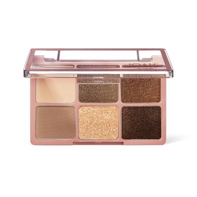 JOAH Eyeshadow Palette, Escapades Eye Makeup, 6 Shades, Richly Pigmented, Long Lasting Powder Shadow in Matte & Shimmer Finishes, Korean Beauty Palettes, Nudist Colony