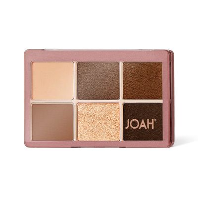 JOAH Eyeshadow Palette, Escapades Eye Makeup, 6 Shades, Richly Pigmented, Long Lasting Powder Shadow in Matte &amp; Shimmer Finishes, Korean Beauty Palettes, Nudist Colony
