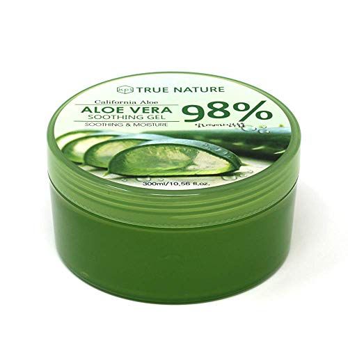True Nature Soothing &amp; Moisture 98% Aloe Vera Gel face moisturizer body aloe vera gel