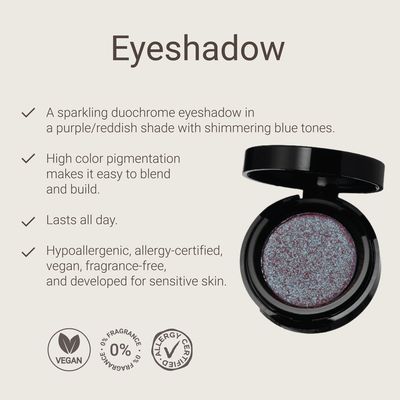 Sandstone Scandinavia Eyeshadow for Sensitive Eyes, 176 Supernova, Duochrome Eyeshadow with Long Durability, Allergy Certified, Fragrance-Free and Vegan Eye Make-Up, Hypoallergenic Make-Up