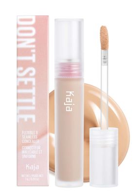 Kaja Liquid Concealer - Don&#39;t Settle | with Aqua Ceramide, Hydrating, Buildable, Lightweight, Seamless Coverage, 05 Fortune Cookie, 0.21 Oz