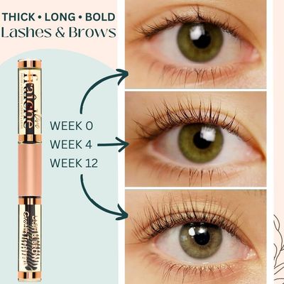 Organic Castor Oil for Face (2oz)  FREE Filled Mascara Tube, 100% Pure USDA Eyebrow Eyelash Growth Serum, Cold Pressed, Hexane Free Hair Lash Serum
