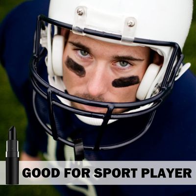 CAHIUYOA Eye Black Stick for Sports,Professional Eyeblack Sports Football Baseball Softball Eye Black Eye Shadows Face Body Paint Stick Makeup