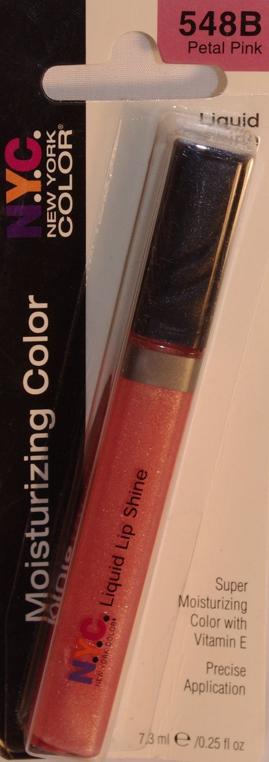 N.Y.C. New York Color Liquid Lip Shine Lip Gloss - Petal Pink 548