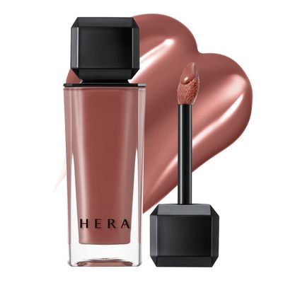 HERA Sensual Nude Gloss Jennie Picked Korean Makeup Lipstick for Smooth &amp; voluptuous fuller-looking lips by Amorepacific 5g - SPEECHLESS (462)