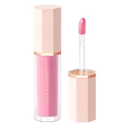 DEAR DAHLIA Petal Drop Liquid Blush TAFFY Liquid Cream Blush for Cheeks, Blush Liquid Makeup, Rare Beauty, Natural Long Lasting Face Cream Blush Makeup, Skin Tint Blush, 4g