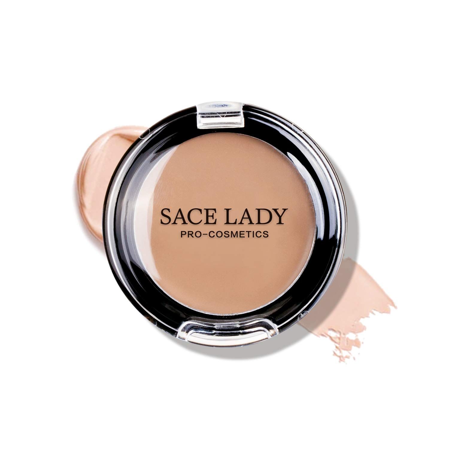 Full Coverage Concealer Cream Makeup, Sace Lady Waterproof Matte Smooth Concealer Corrector Long Lasting for Dark Spot Under Eye Circles Cover, 6g0.2Oz (#30 Light Natural)