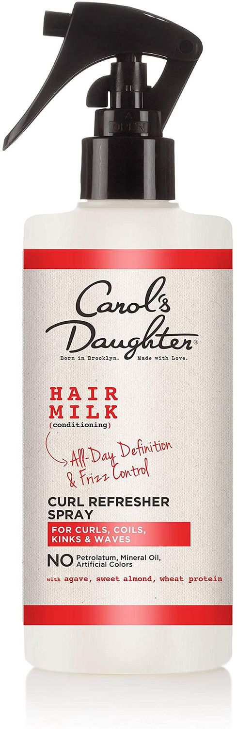 Carol&#39;s Daughter Hair Milk Curl Refresher Spray for Coils and Waves, with Agave, Sweet Almond and Wheat Protein, 10 fl oz