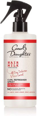 Carol&#39;s Daughter Hair Milk Curl Refresher Spray for Coils and Waves, with Agave, Sweet Almond and Wheat Protein, 10 fl oz