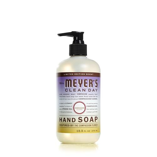 MRS. MEYER&#39;S CLEAN DAY Hand Soap, Compassion Flower, Made with Essential Oils, 12.5 fl. oz