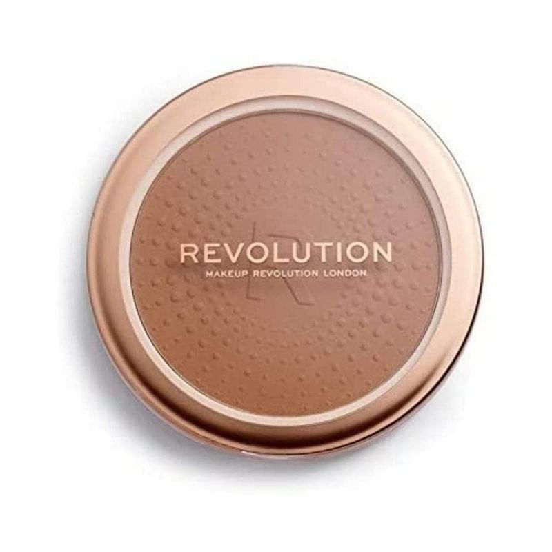 Makeup Revolution Mega Bronzer Powder, Matte Finish, For Light To Deep Skin Tones, Vegan &amp; Cruelty Free, Warm, 0.52 oz15g