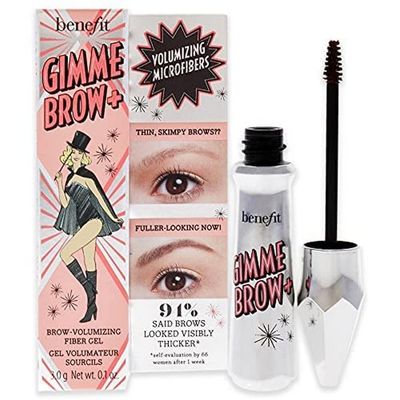 Benefit Gimme Brow Volumizing Fiber Gel - 3.5 Warm Auburn Brown Women Eyebrow Gel 0.1 oz