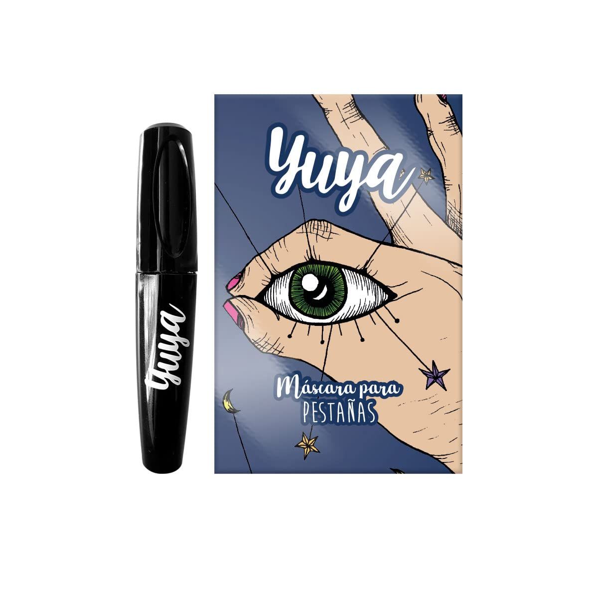 YuYa Cruelty-Free Mascara with Double Texture Applicator 10g - Intense &amp; Beautiful Lashes with Long-Lasting Volume, Comfortable &amp; Easy-to-Use Applicator