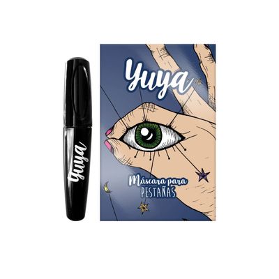 YuYa Cruelty-Free Mascara with Double Texture Applicator 10g - Intense &amp; Beautiful Lashes with Long-Lasting Volume, Comfortable &amp; Easy-to-Use Applicator