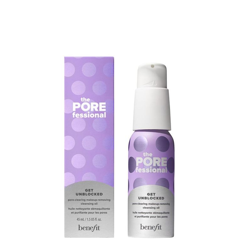 Benefit Cosmetics Mini The POREfessional Get Unblocked Makeup-Removing Cleansing Oil 1.5 oz  45 mL