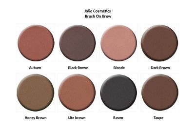 Jolie Brush on Brow Eyebrow Styling Kit (Lite Brown)