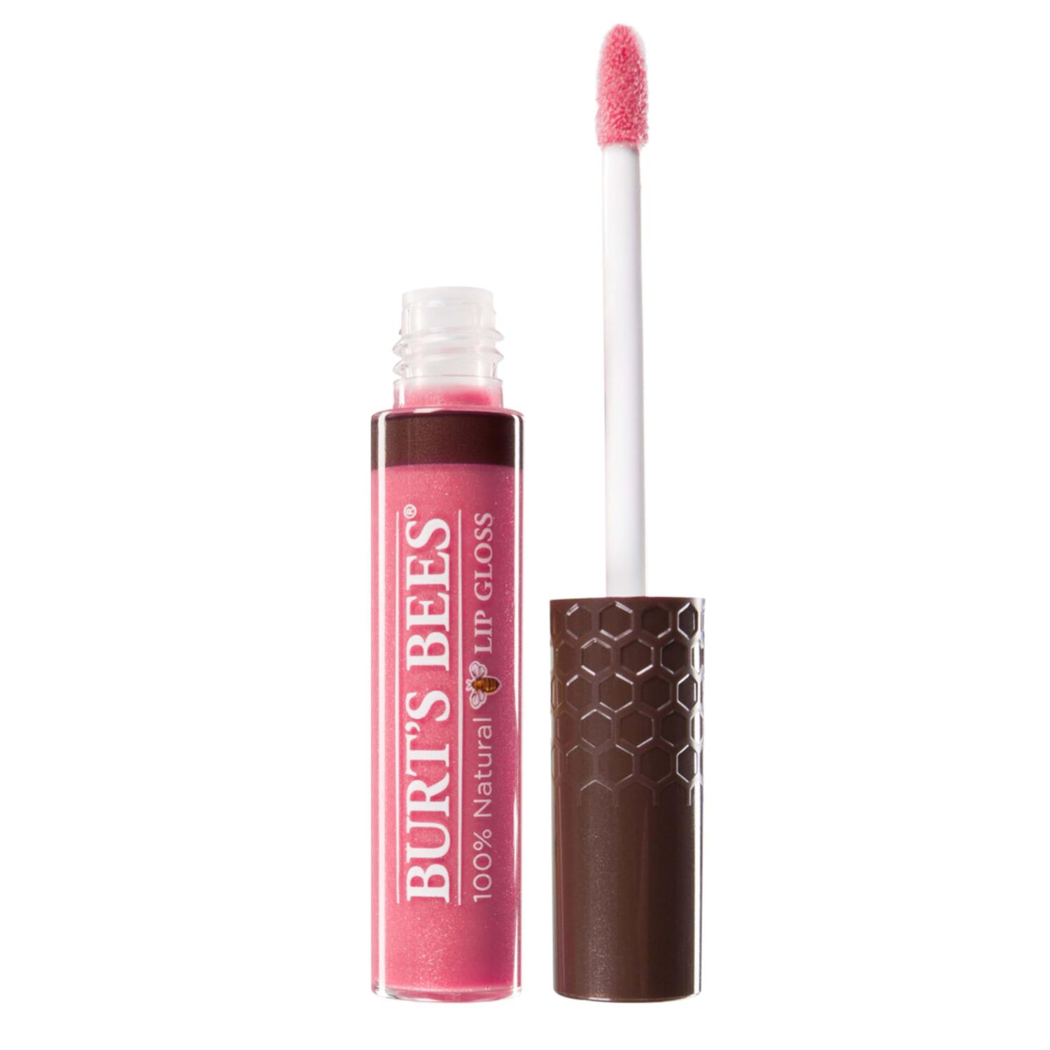 Burt&#39;s Bees 100% Natural Moisturizing Lip Gloss, Rosy Dawn - 1 Tube