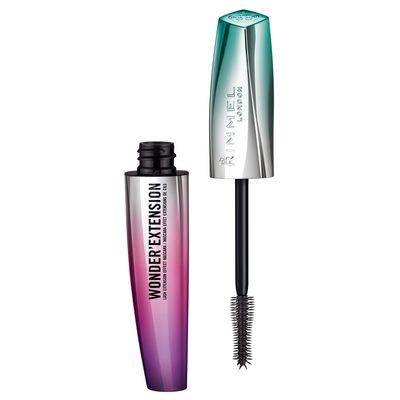 Rimmel London Wonder&#39;Extension Mascara, Lengthens, No Clumps, Smudge-Proof, 003, Extreme Black, 0.37oz