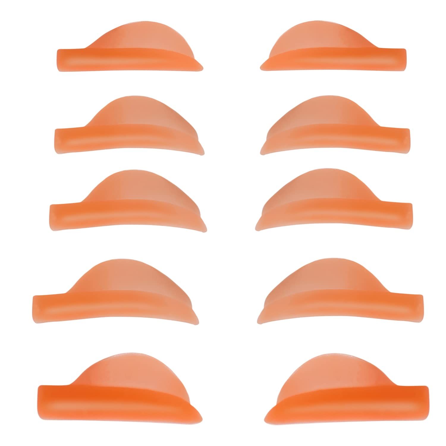Flex C Lash Lift Pads Eyelash Lifting Shields mix 5 Sizes Lamination Roller Guards Soft Silicone Pad Make Lash Perm Easier More Than 100 Application Beautiful Lami Perming Result Won&#39;t Eyes